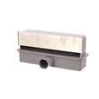 RIGOLĂ DUŞ INOX PERETE D40 / L268MM
