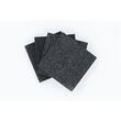 Set 4 covorase cauciuc anti-vibratii pentru masina de spalat 10x10x1.5cm 