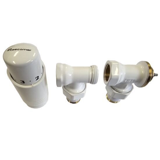 Set Rob Tur-Retur Termostatat 1/2 - white