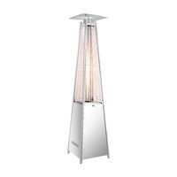 Incalzitor terasa Piramida Inox
