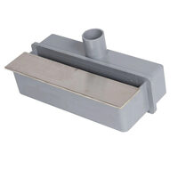 RIGOLĂ DUŞ INOX PERETE D40 / L268MM